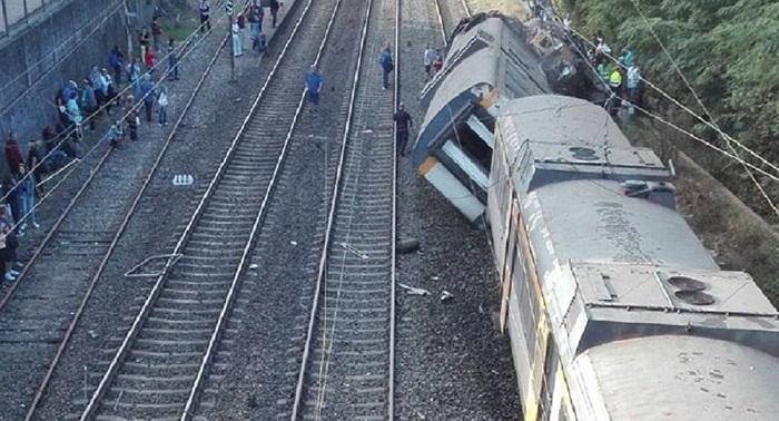 Excessive speed caused lethal train crash in Spain`s Galicia